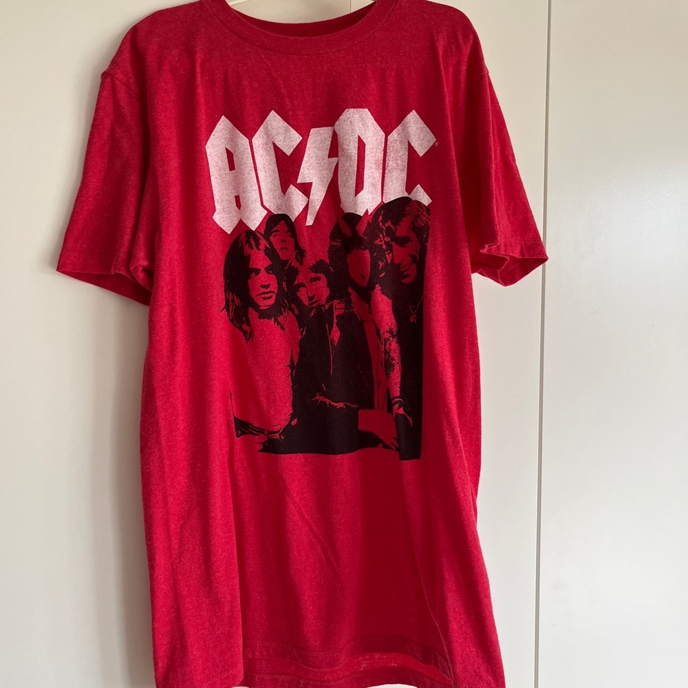 acdc band tee